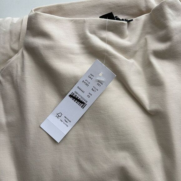 J Crew Knit Mixy Mockneck Dress Womens‎ Size XS Ivory - Picture 3 of 7